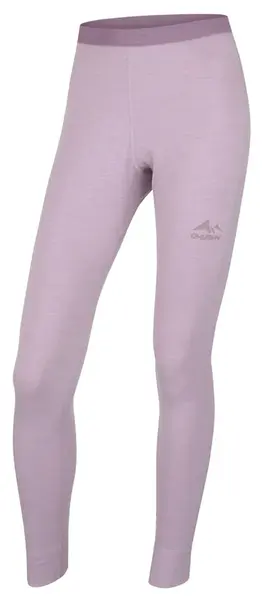 Husky Mercie L S, light purple Merino termoprádlo kalhoty