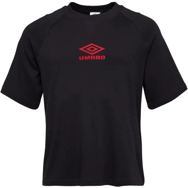 Umbro ICONIC BOXY TEE Pánské triko, černá, velikost