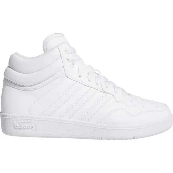 adidas HOOPS 4.0 MID J Dětské kotníkové tenisky, bílá, velikost 36