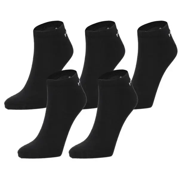 Head SNEAKER 5P Nízké ponožky, černá, velikost 39-42