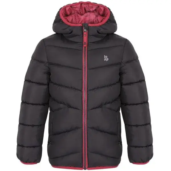 LOAP INLAS Dívčí bunda, tmavě šedá, velikost 158-164
