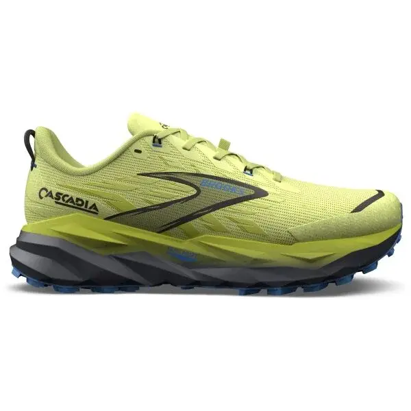 BROOKS CASCADIA 19 M Pánská běžecká obuv, žlutá, velikost 45.5