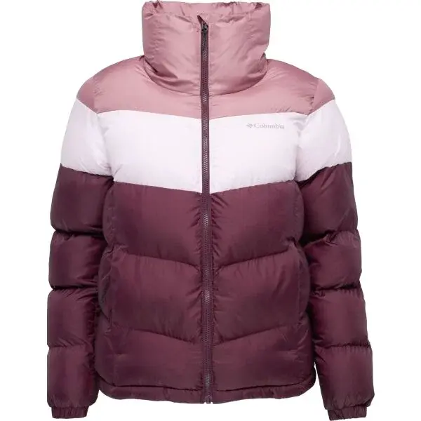 Columbia PUFFECT™ II COLORBLOCK JACKET Dámská zimní bunda, vínová, velikost