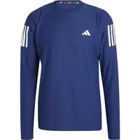 adidas OWN THE RUN LONG SLEEVE LONG TOP Pánské běžecké triko, tmavě modrá, velikost XXL