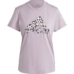 adidas ANIMAL PRINT GRAPHIC T-SHIRT Dámské tričko, fialová, velikost