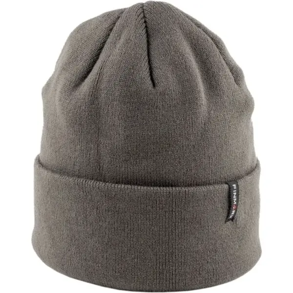 Finmark WINTER HAT Zimní pletená čepice, tmavě šedá, velikost UNI
