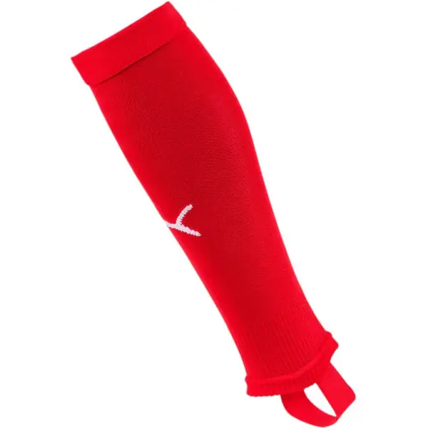 Puma TEAM LIGA STIRRUP SOCKS CORE Fotbalové štulpny, červená, velikost 43-46