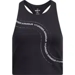 Under Armour MOTION BRANDED CROP Dievčenské tielko, čierna, veľkosť L