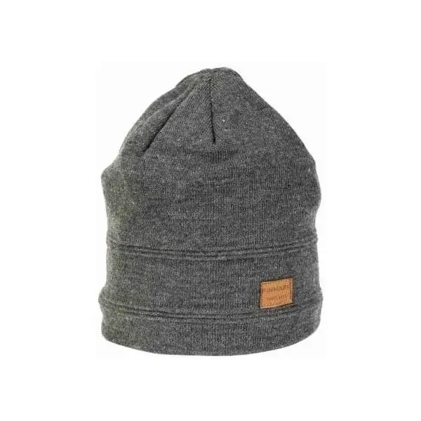 Finmark WINTER HAT Zimní pletená čepice, tmavě šedá, velikost UNI