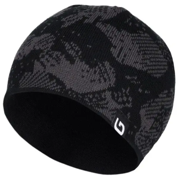 Lewro DIGGER Chlapčenská pletená čiapka, tmavo sivá, veľkosť 4-7Y