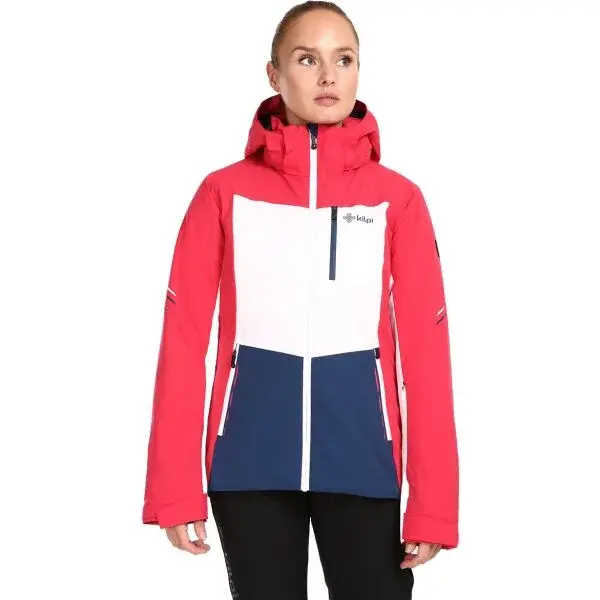 KILPI VALERA Dámská lyžařská bunda, růžová, velikost