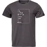 LOAP BOHOR Pánské volnočasové tričko, tmavě šedá, velikost