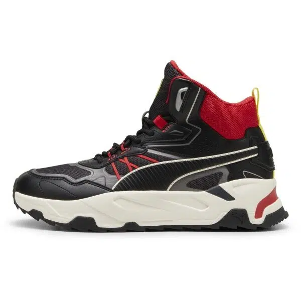 Puma FERRARI TRINITY MID WTR Pánské vycházkové boty, černá, velikost 44