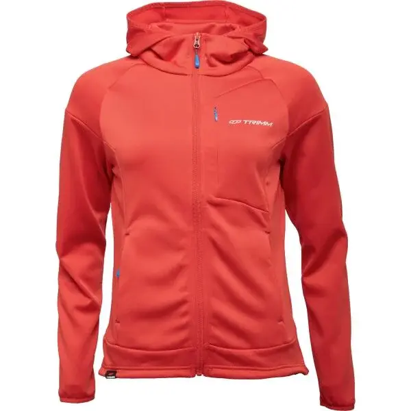 TRIMM BART LADY Dámská mikina, červená, velikost