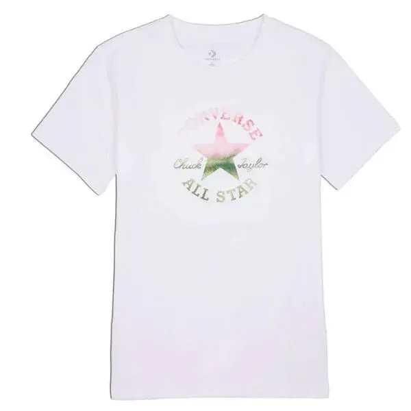 Converse CHUCK PATCH INFILL Dámské tričko, bílá, velikost