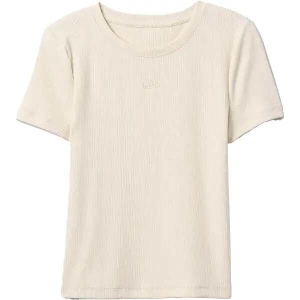 GAP MOD RIB ABBRV Dámské tričko, béžová, velikost