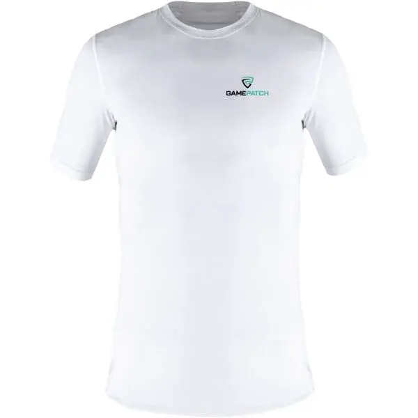 GAMEPATCH COMPRESSION SHIRT Kompresní unisex triko, bílá, velikost