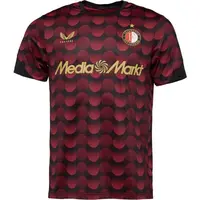 CASTORE FEYENOORD HOME PRE MATCH SS TEE Pánské fotbalové triko, vínová, velikost XXL