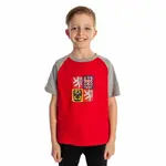 Kappa LOGO CAFY ČR JR Dětské triko, červená, velikost 12Y