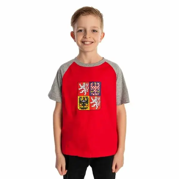 Kappa LOGO CAFY ČR JR Dětské triko, červená, velikost 12Y