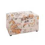 Carryhome TRUHLOVÁ LAVICE, textil, kompozitní dřevo, 65/42/40 cm