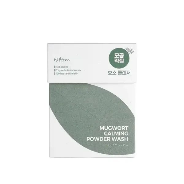 Isntree Zklidňující čisticí prášek Mugwort (Calming Powder Wash) 25 x 1 g