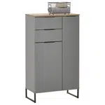 Venda MIDI SKŘÍŇKA, šedá, barvy dubu, 60/106/32 cm
