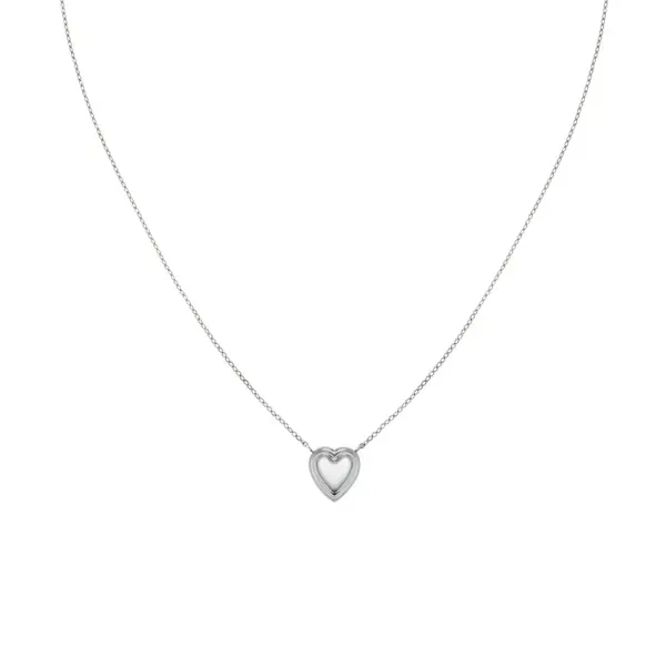 Rosefield Ocelový náhrdelník s přívěskem srdíčka JNPHS-J1009