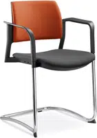 LD SEATING konferenční židle DREAM+ 104BL-Z-N4,BR, kostra chrom