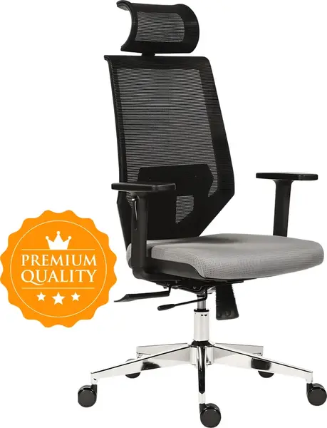 ANTARES Ergonomická kancelářská židle EDGE šedá