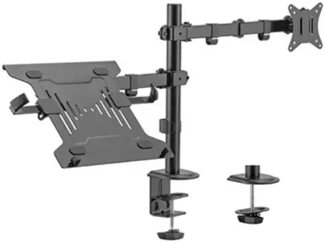 PALA Držák monitoru Brateck LDT66-C024ML, 1 kloubové rameno + držák laptopu