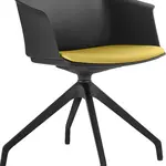 LD SEATING Konferenční židle WAVE 030, F90-BL, černý kříž