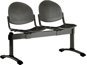 Lavice, multisedák OMP 501, RAL9005 černá - 2 místná