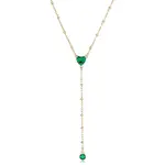 S'Agapõ Elegantní pozlacený náhrdelník s kubickými zirkony Dazzly SDZ135