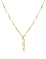 Troli Pozlacený náhrdelník s přívěskem Mama VEDN0451SG