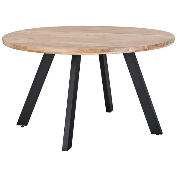 Livetastic JÍDELNÍ STŮL, akácie, přírodní barvy, 130/130/76 cm