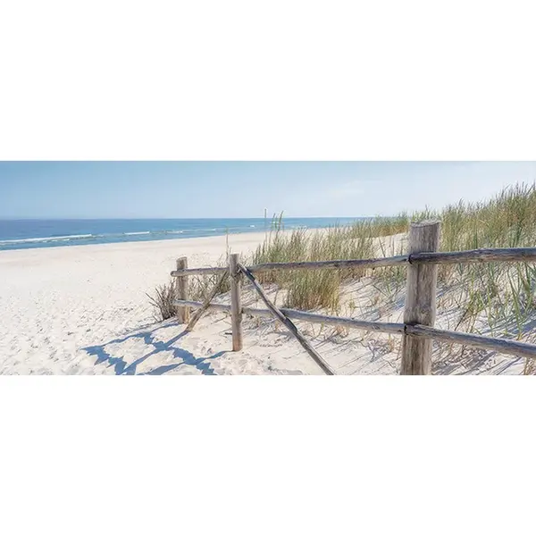 Euroart OBRAZ NA SKLE, pláž a moře, 50/125/1,40 cm