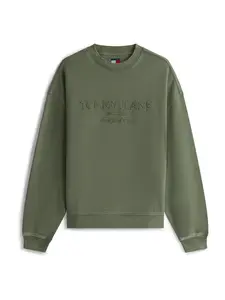 Tommy Jeans Mikina '90S NEW CLASSICS'  tmavozelená