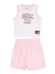 Jordan Set  ružová / rubínová / čierna / biela