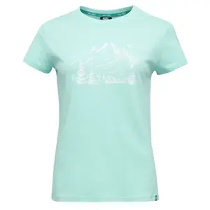 Hi-Tec LADY SERENITY SP Dámske bavlnené tričko, tyrkysová, veľkosť