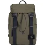 Calvin Klein CANVAS MIX BACKPACK Mestský ruksak, khaki, veľkosť