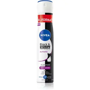 NIVEA Black & White Authentic antiperspirant ve spreji 72h 200 ml