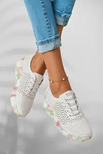 Dámské kožené mokasíny Telina bílé