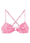 VENICE BEACH Bikinový top  ružová / biela