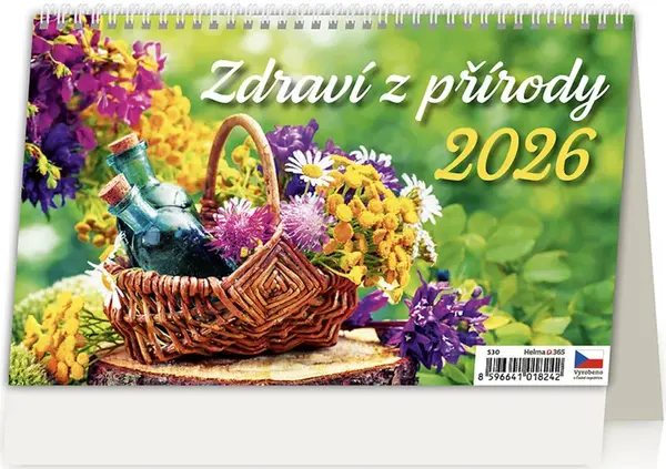Kalendář stolní 2026 - Zdraví z přírody – 14denní