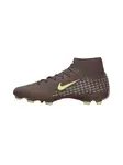 NIKE Kopačky  čokoládová / limetková / sivá