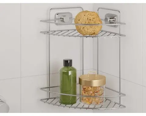 Závěsný rohový regál Reflex Luxy 2, chrometherm