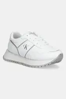 Dětské sneakers boty Calvin Klein Jeans bílá barva, V3A9-82033