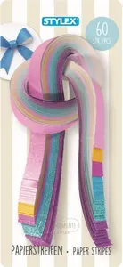 Papírové pásky s glitrami 60ks