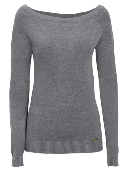 Influencer Sveter  sivá